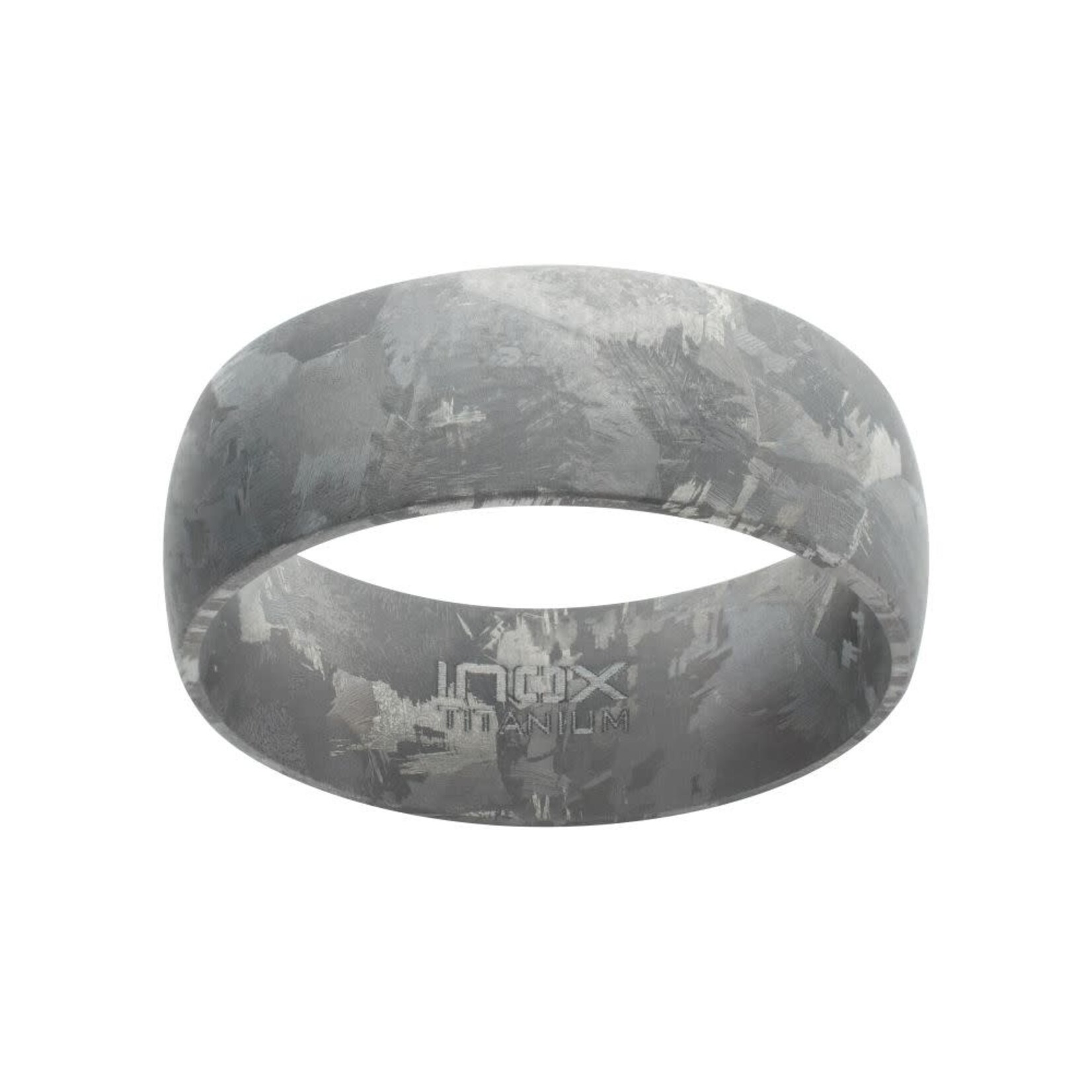Inox Titanium Frosted Ring