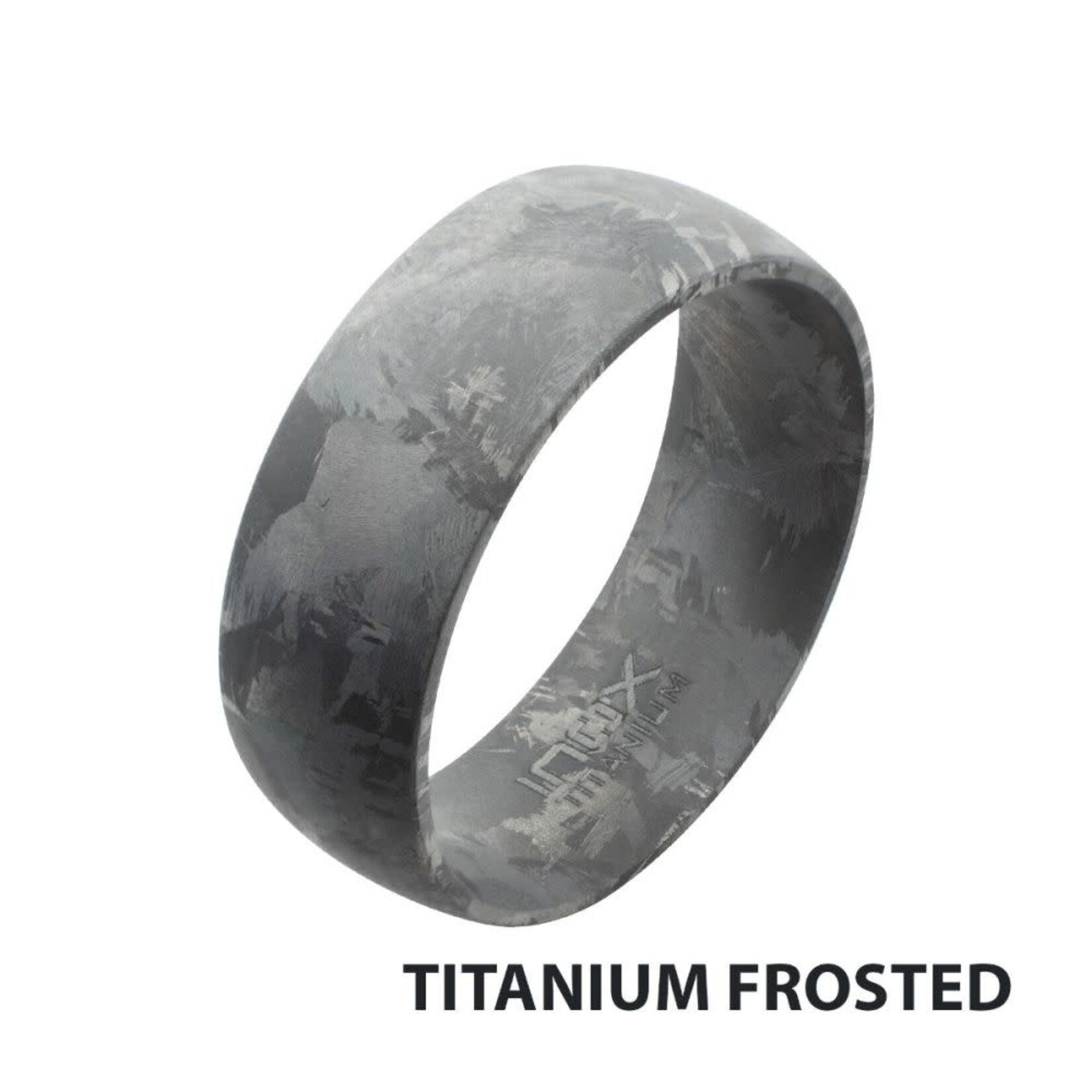 Inox Titanium Frosted Ring