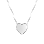 In Season SS Tiny Monogram Heart Necklace