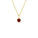 In Season 14k Gold Jan. Garnet CZ Birthstone Necklace