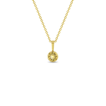 In Season 14k Gold Nov. Citrine CZ Birthstone Necklace