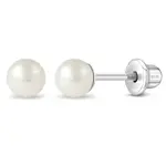 In Season SS Freshwater Pearl 4mm Earrings