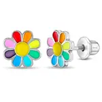 In Season SS Rainbow Daisy Earrings