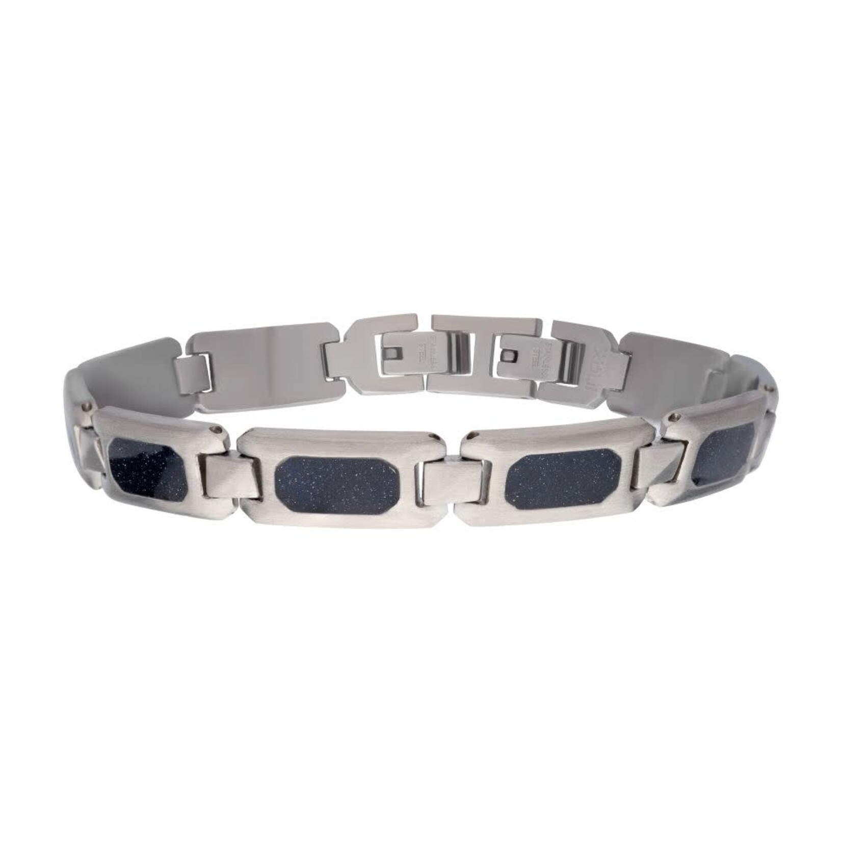 Inox 9.5mm Blue Sandstone Inlay Link 8.25"-8.75"