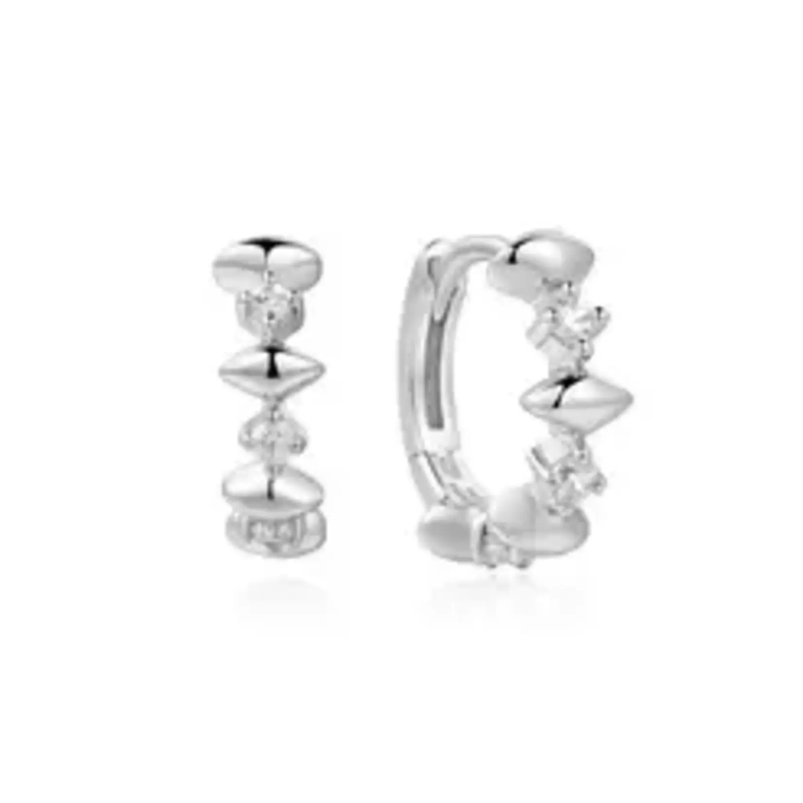 Ania Haie SS Sparkle Diamond Shape Huggie