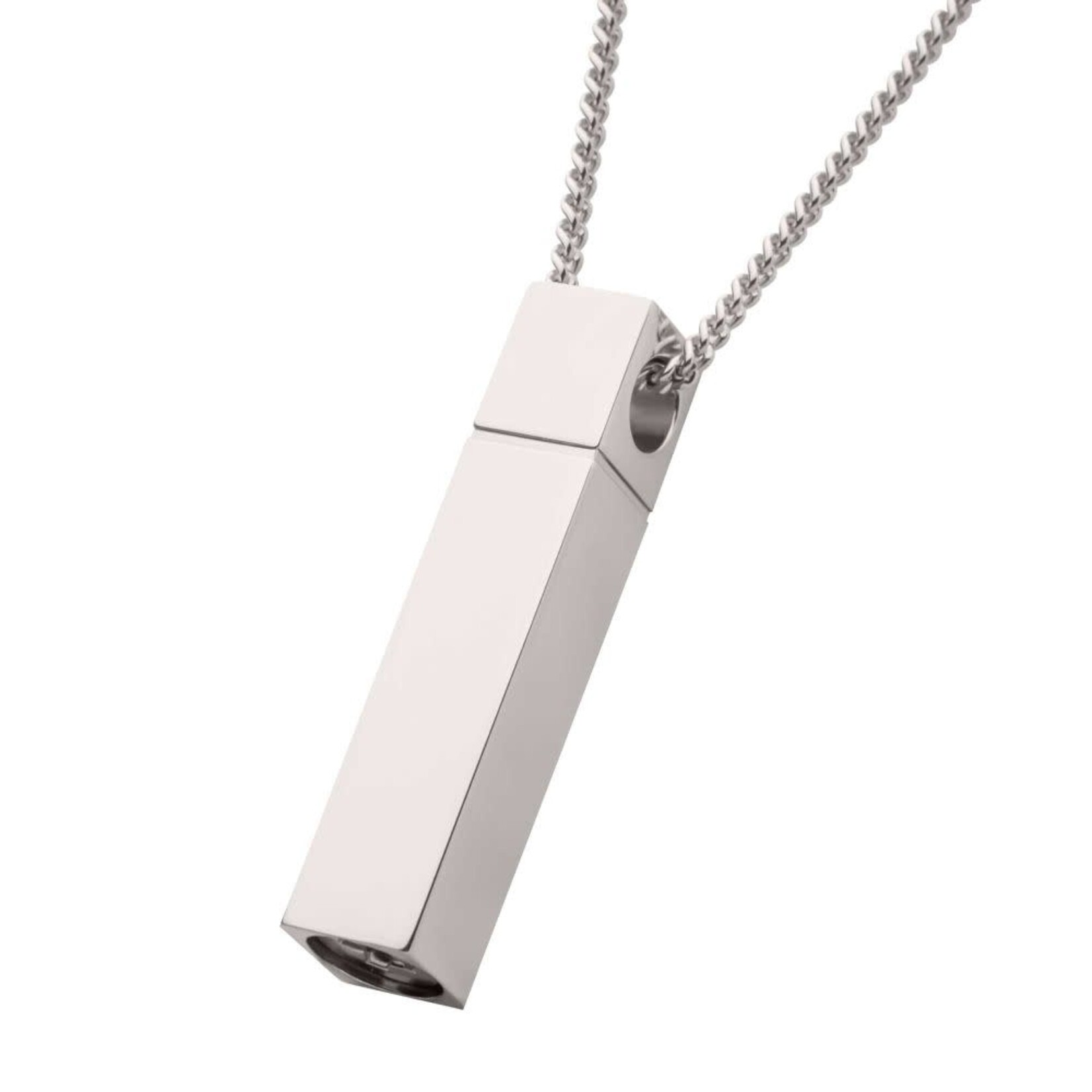 Inox The Keepsake Urn Engravable Pendant with Chain 24"
