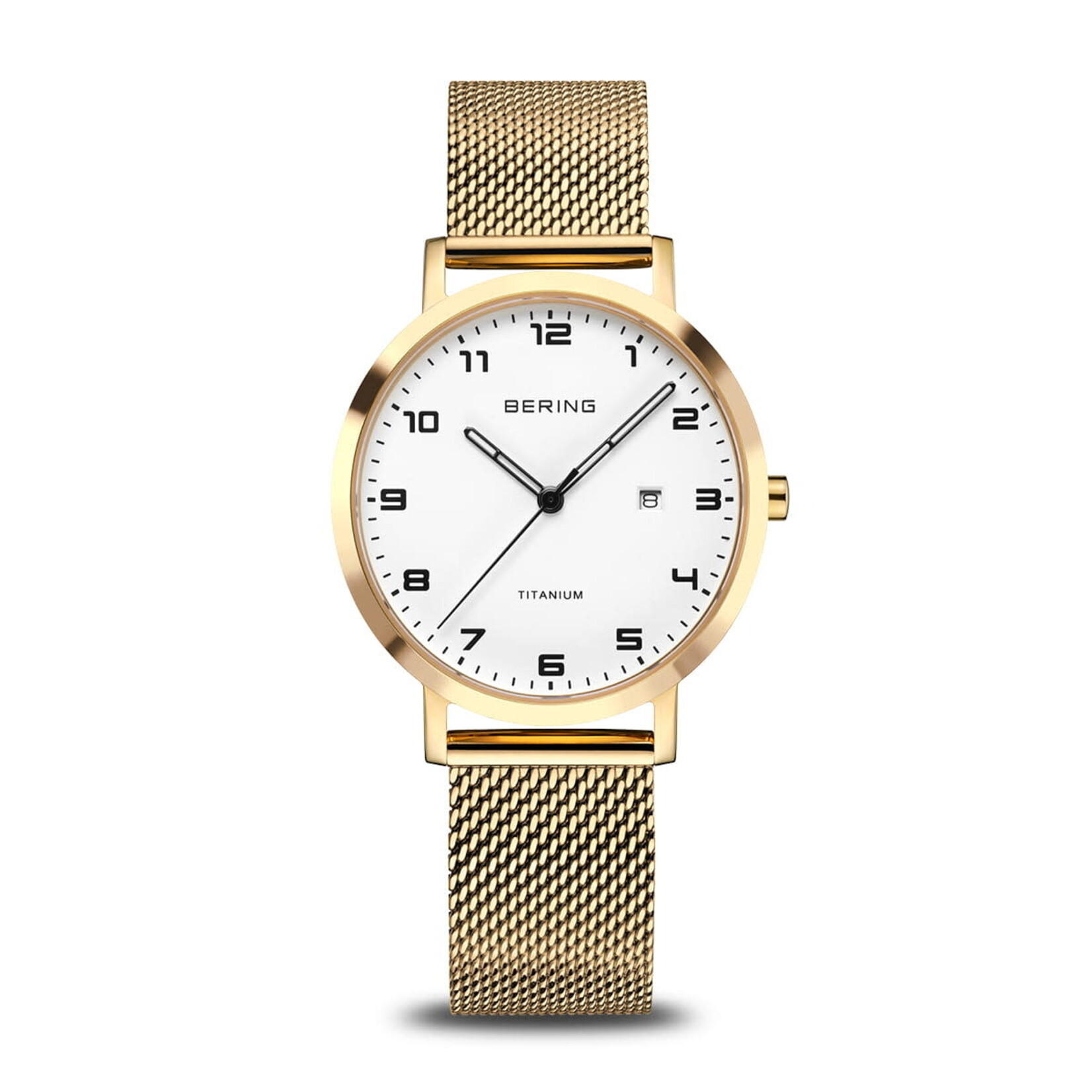 Bering Titanium | polished/brushed gold Watch