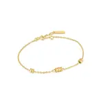 Ania Haie Gold Smooth Twist Chain Bracelet