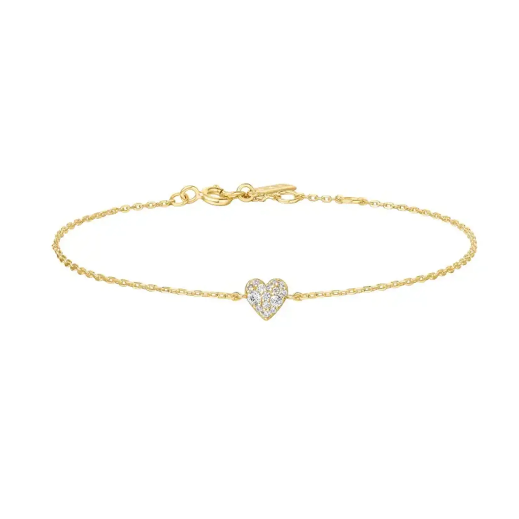 Ania Haie Gold Sweetheart Pavé Bracelet