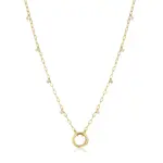 Ania Haie Gold Shimmer Chain Charm Connector Necklace