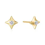 Ania Haie Gold Sparkling Star Stud Earrings