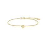 Ania Haie Gold Sparkling Tiny Shield Bracelet