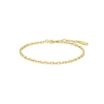 Ania Haie Gold Plated Paper Clip Chain Bracelet