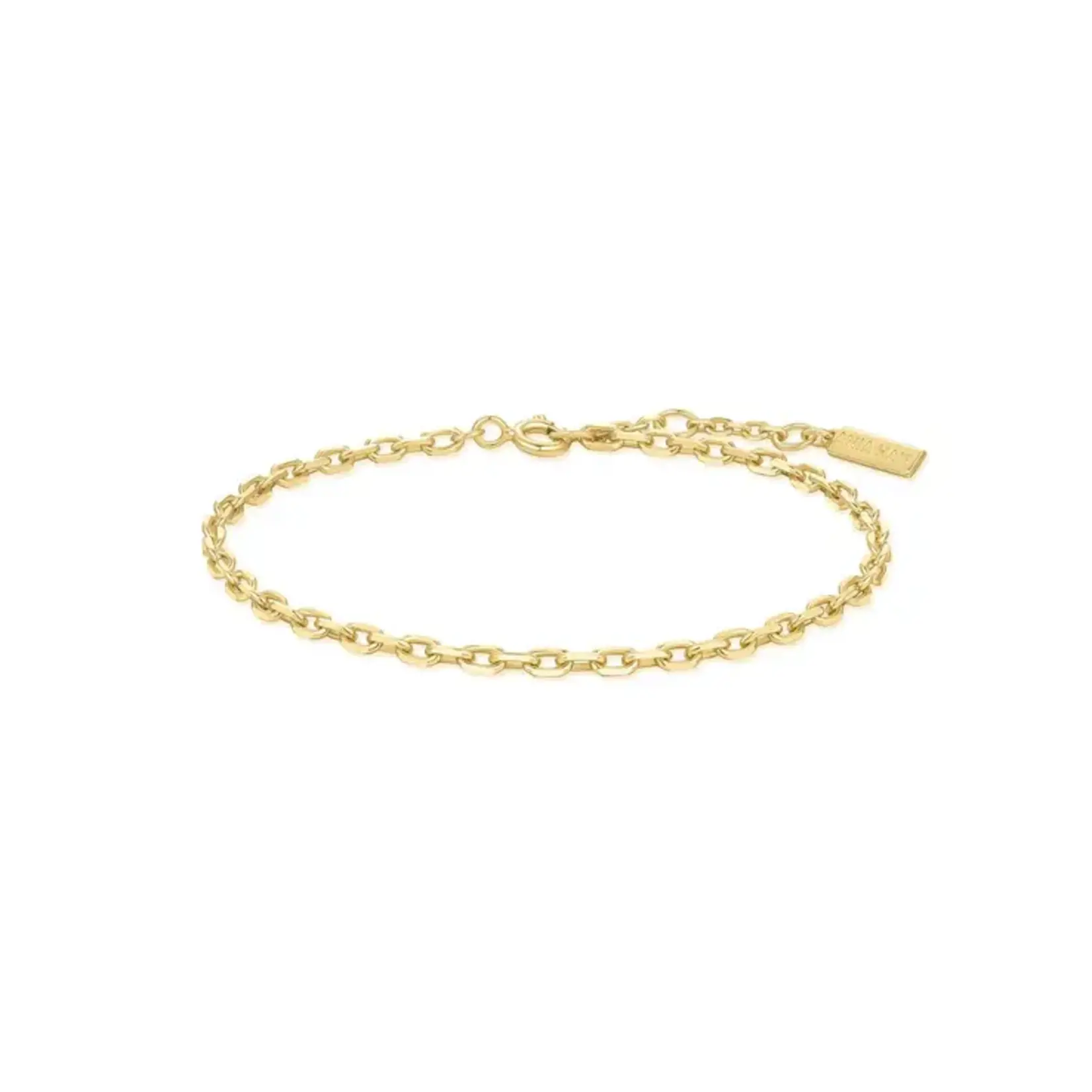 Ania Haie Gold Plated Paper Clip Chain Bracelet