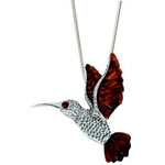 Amber SS Amber Hummingbird Necklace