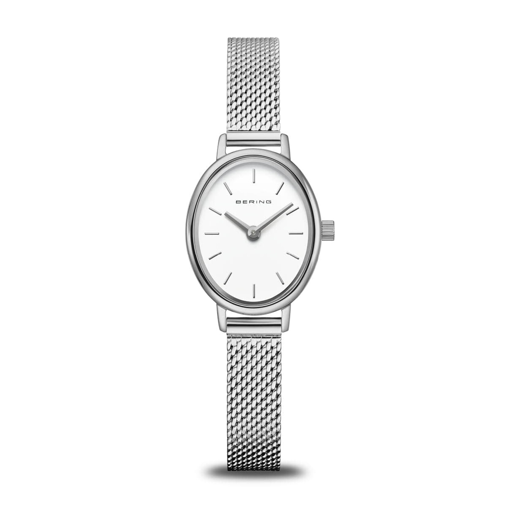 Bering Thin Silver Oval Face Watch