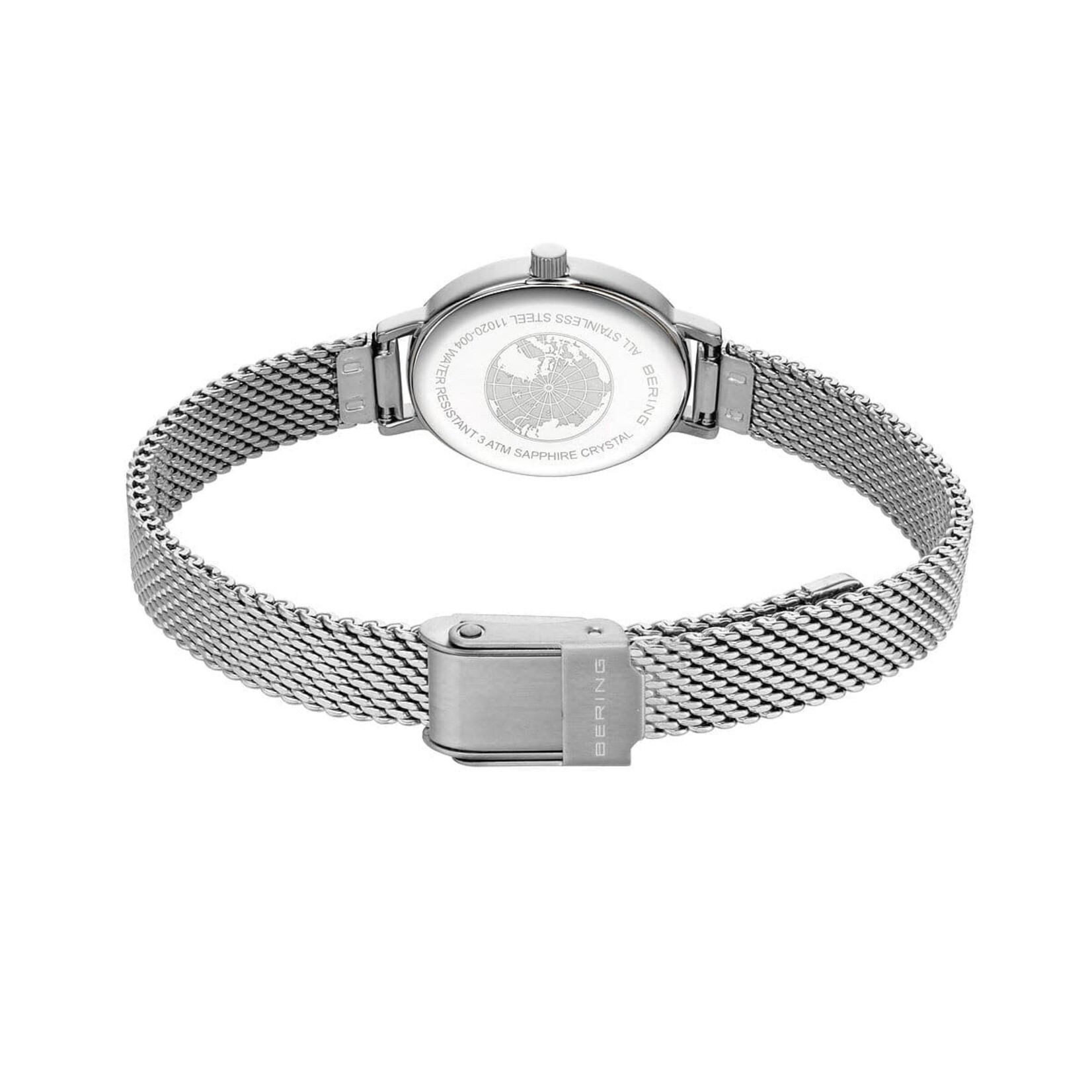 Bering Thin Silver Oval Face Watch