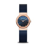 Bering Navy Band/Rose Gold Frame/Blue MOP Face Watch