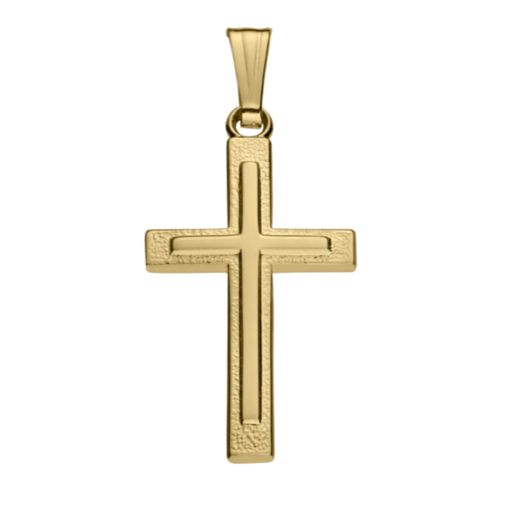 Gold Filled Gold Filled Two Step Cross Pendant