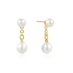 Ania Haie GP Freshwater Pearl Stud Drop Earrings
