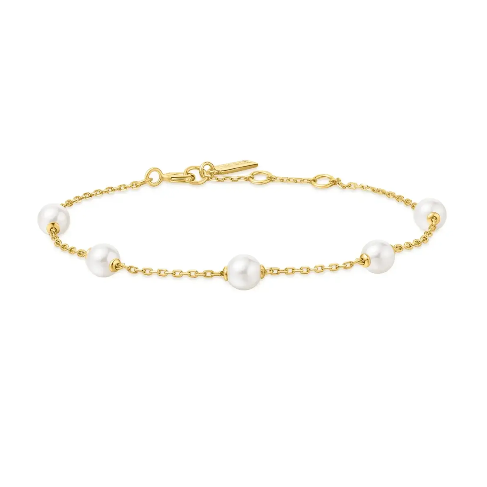 Ania Haie GP Pearl Station Bracelet 6.5" + 1"