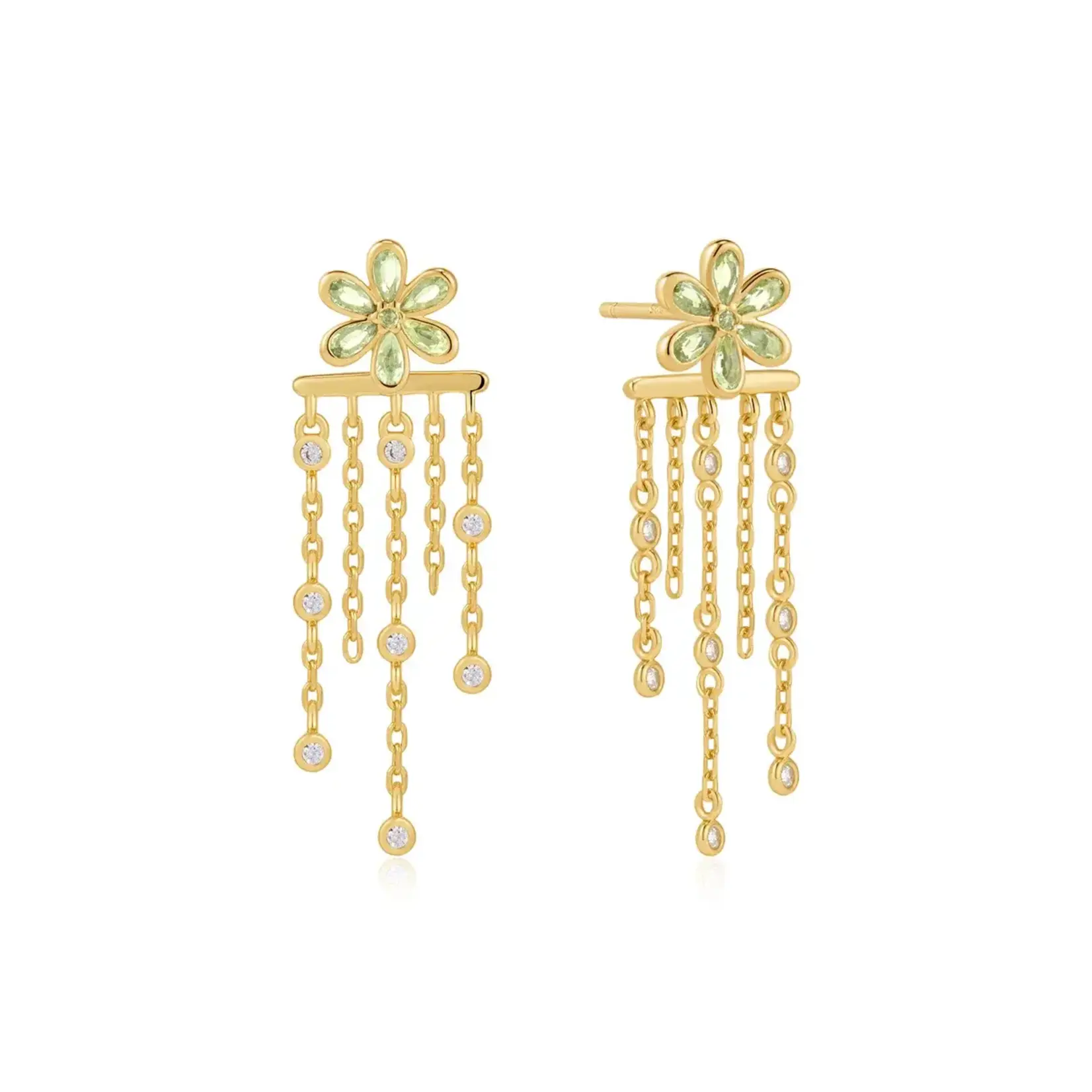 Ania Haie GP Floral Tassel Drop Stud Earrings