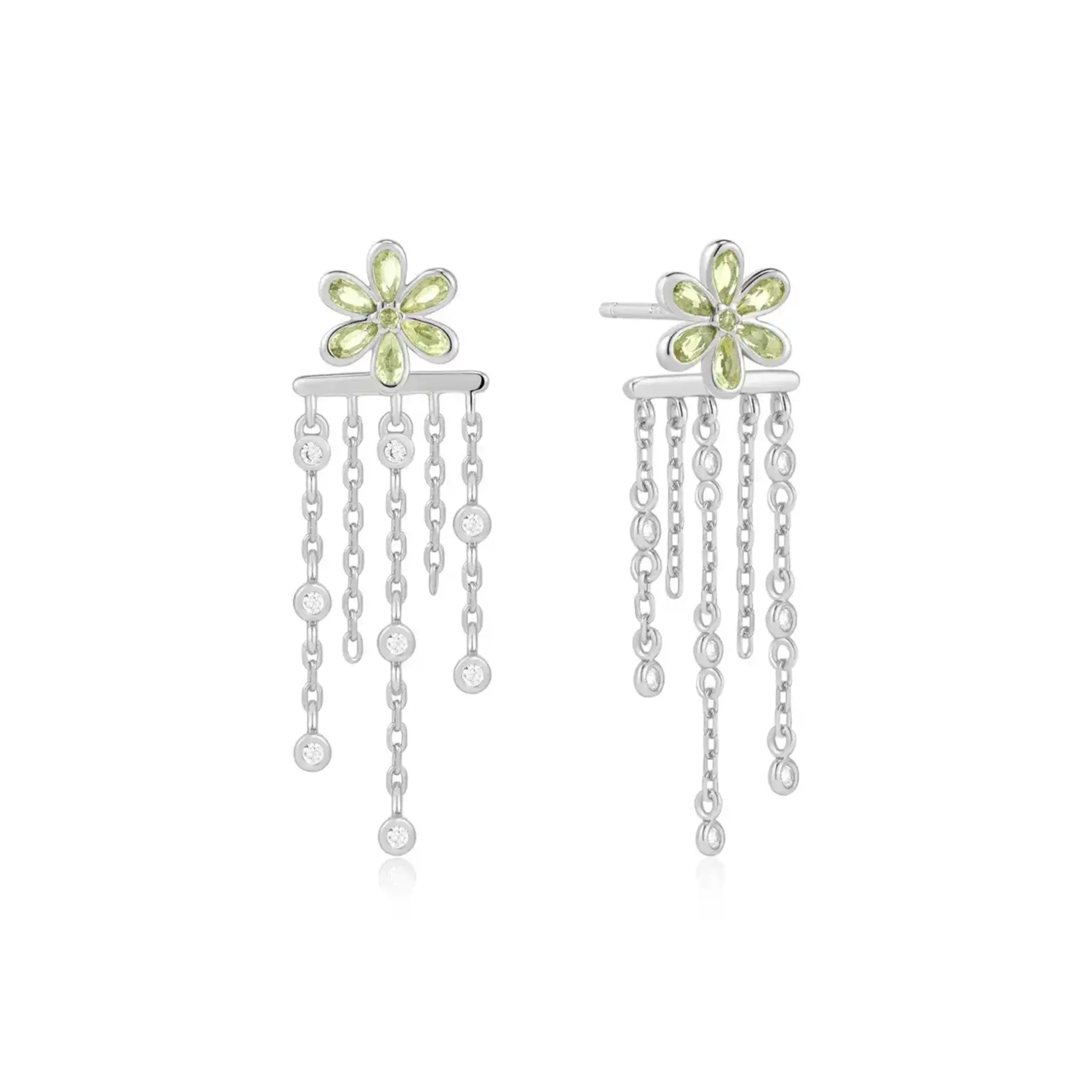Ania Haie SS Floral Tassel Drop Stud Earrings