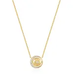 Ania Haie GP Reversible Pavé Moon Evil-Eye Necklace