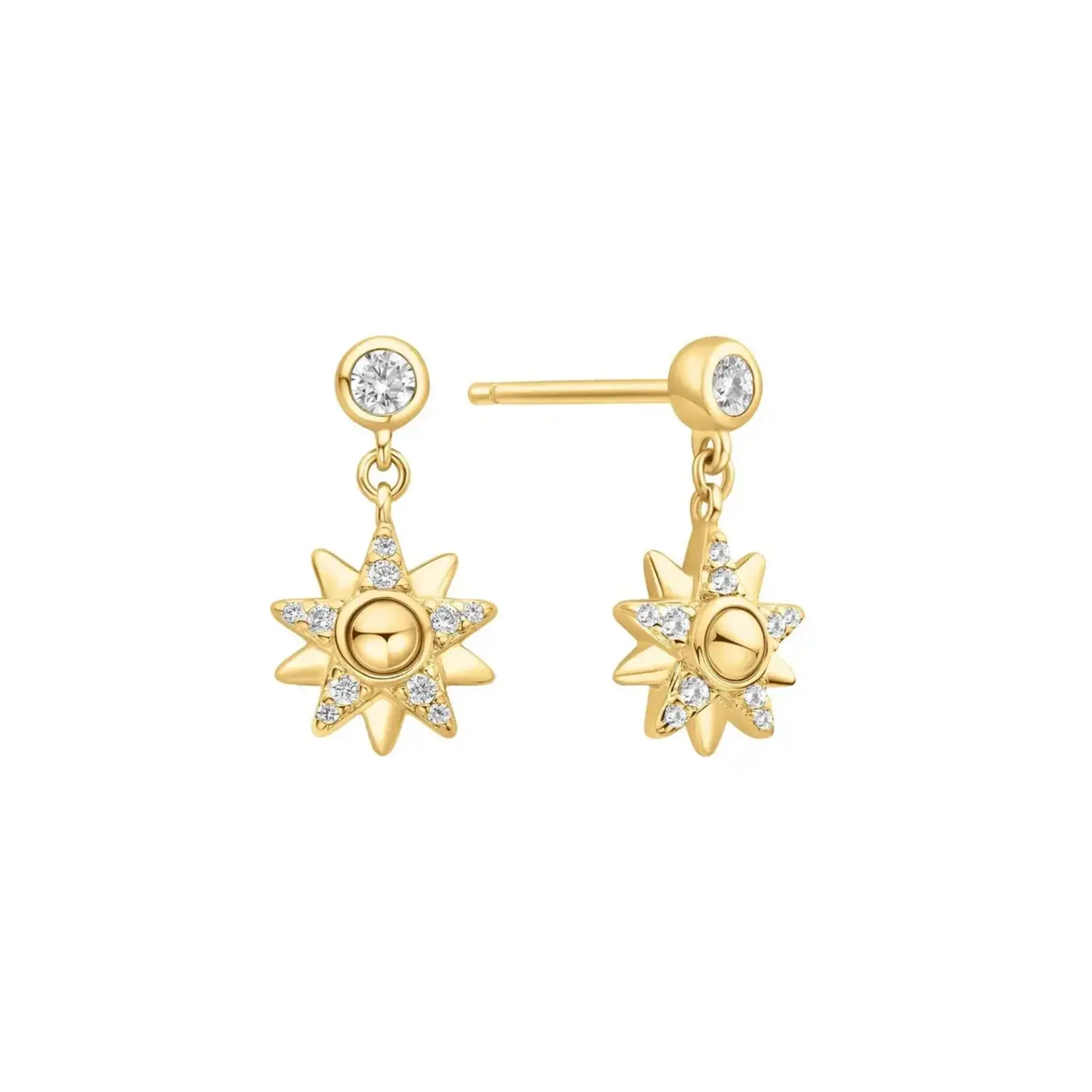 Ania Haie GP Sunburst Dangle Stud Earrings