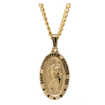 Gold Filled Gold Filled St. Christopher Necklace 18"