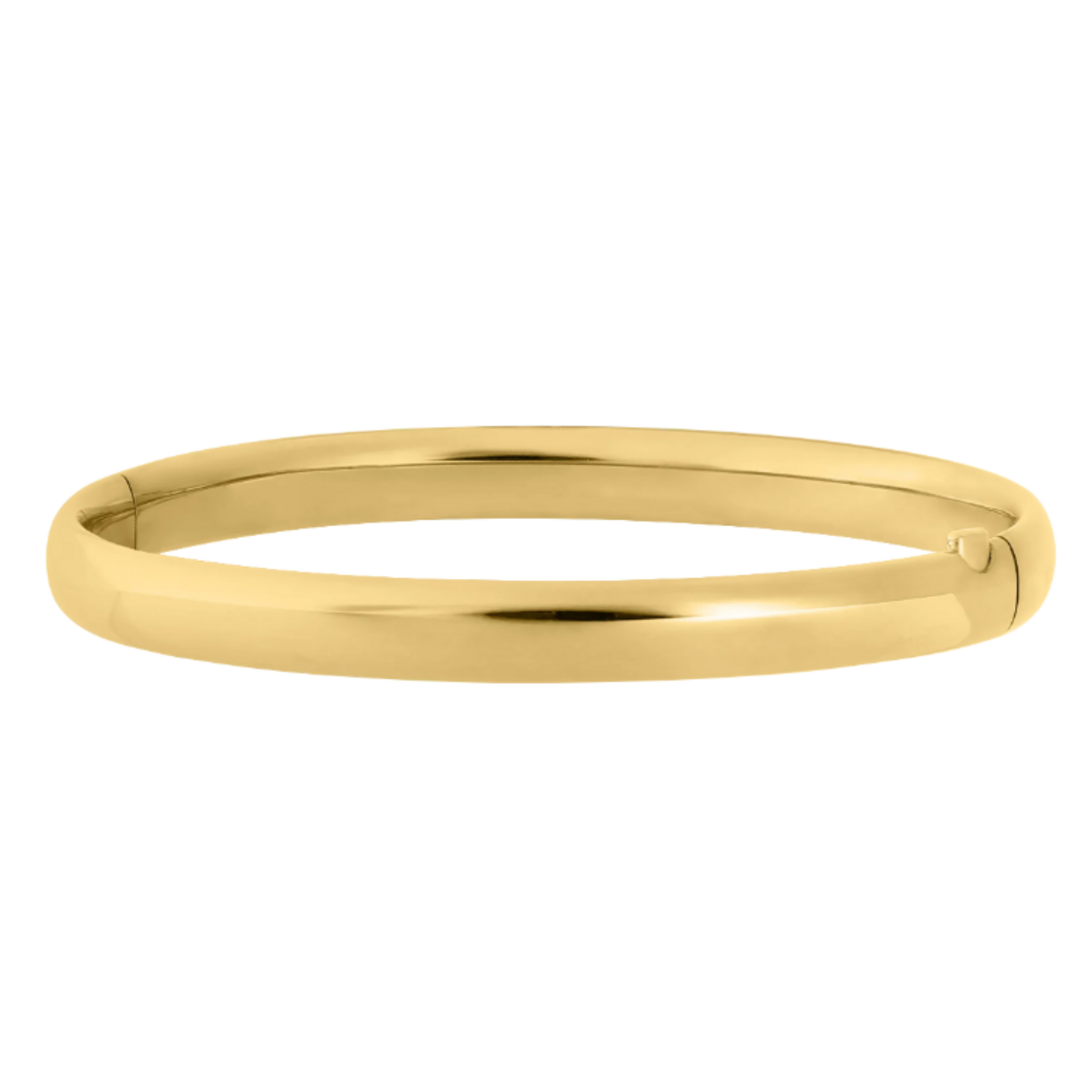 Gold Filled Gold Filled 6mm Simple Hinge Bangle 7"