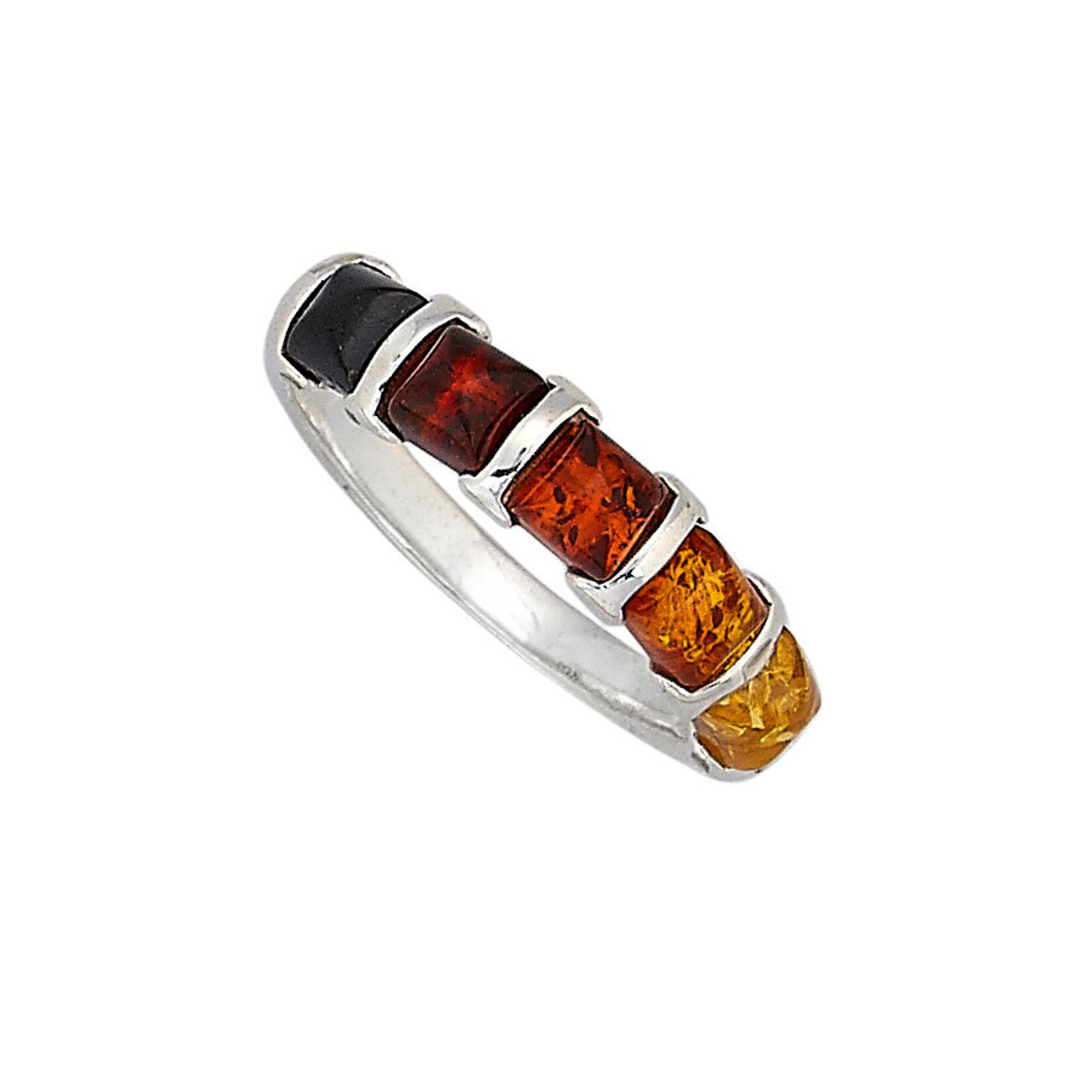 Amber Ombre Amber Ring