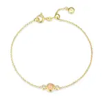Paris 1901 SS 18k GP Dyed Quartzite (October) Rolo Bracelet Adj. 7.5”