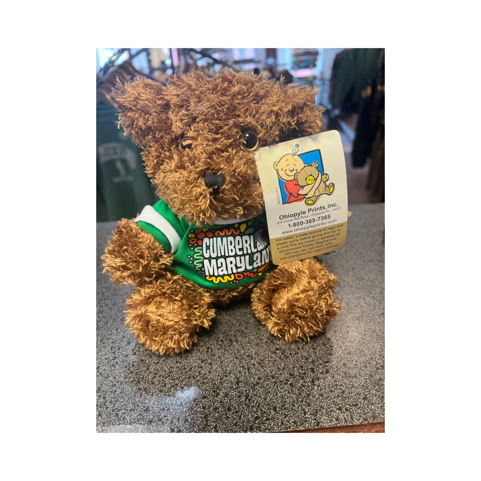 Ohiopyle Prints Plush Animals - Cumberland MD