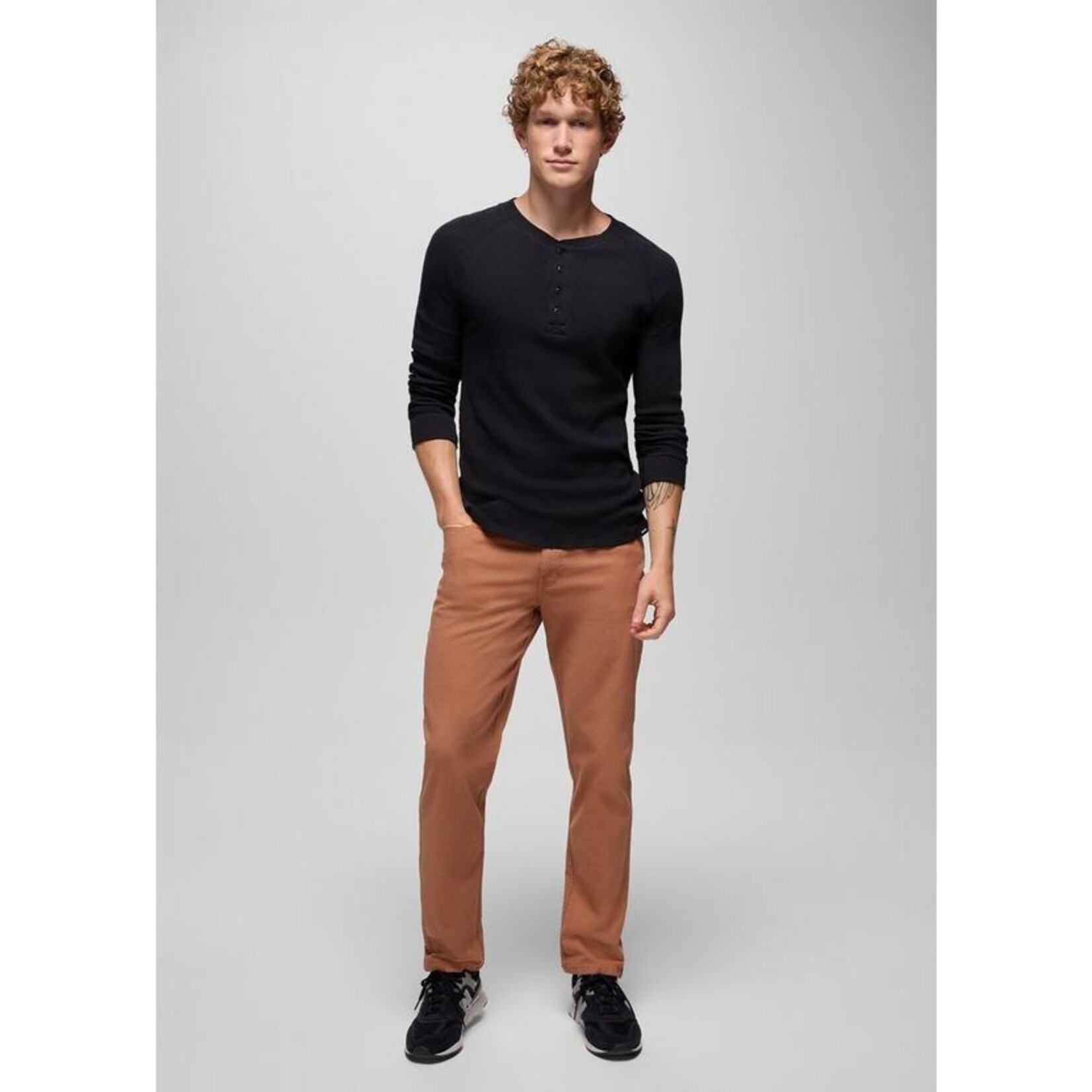 Prana Men's Touchstone Henley L/S