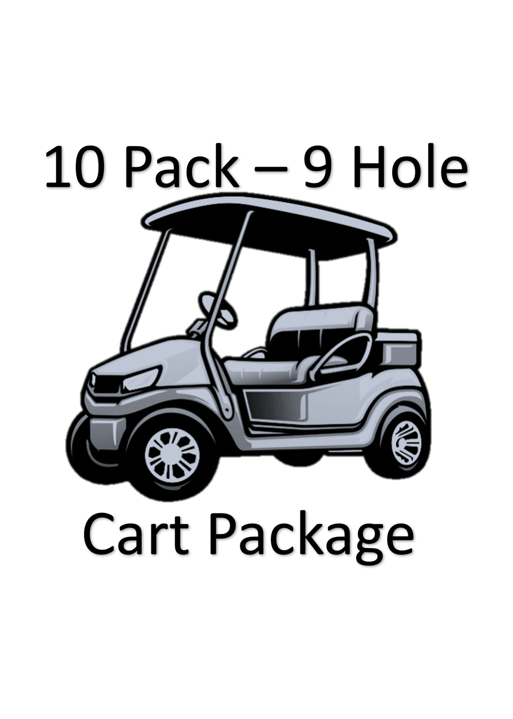 10 Pack - 9 Hole Cart Package