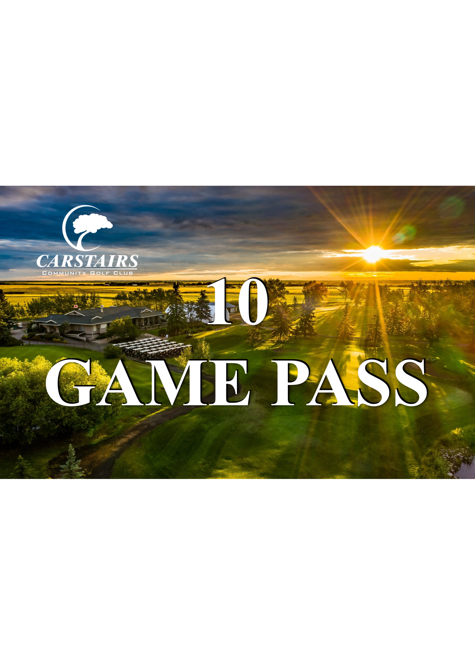 2026 Golf Show  TEN (10) GAMES SPECIAL