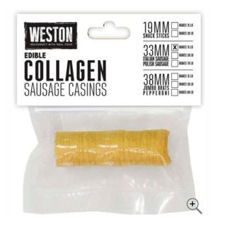 Weston Weston Edible Collagen Casing 33mm (for 15 lbs)