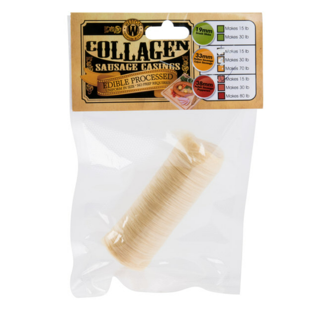 Weston Edible Collagen Casing 38mm (for 15 lbs)