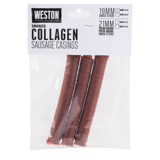 Weston Weston Mahogany Edible Collagen Casing 19mm (for 15 lbs)