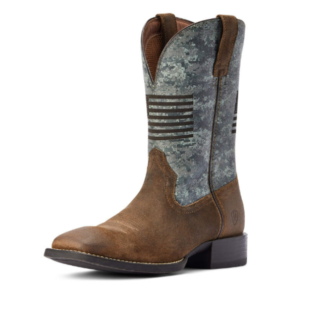 Ariat Men's Sport Flying Proud Taupe/Grn Camo