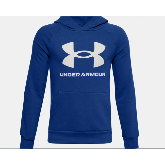 UA Boys' Rival Fleece Big Logo Hoodie