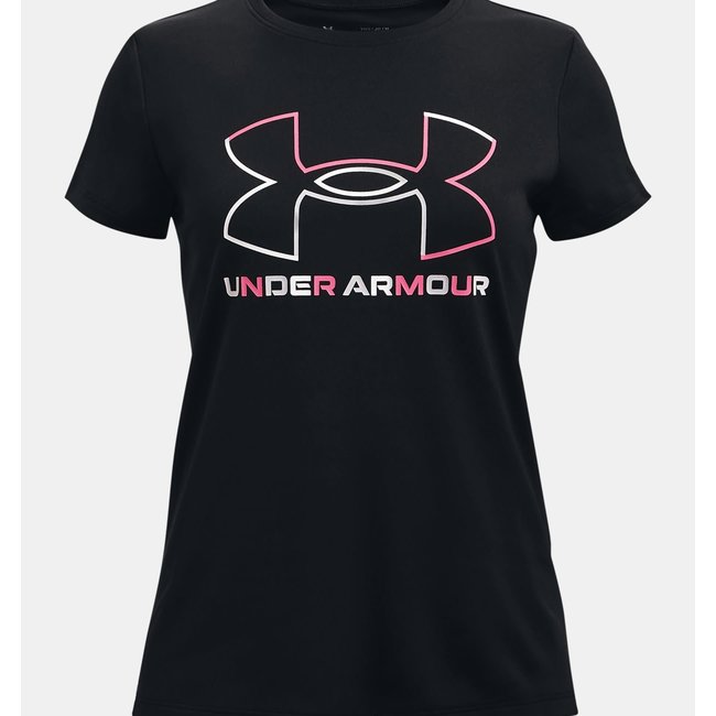 UA Girls' Tech™ Big Logo Short Sleeve