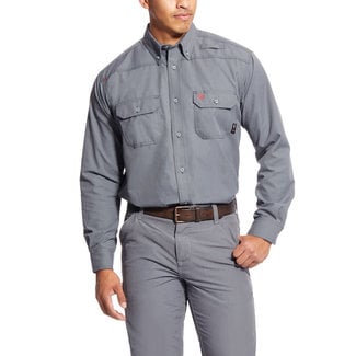 Ariat Apparel Ariat Men's Featherligh T LS Wrk Shirt Gunmetal