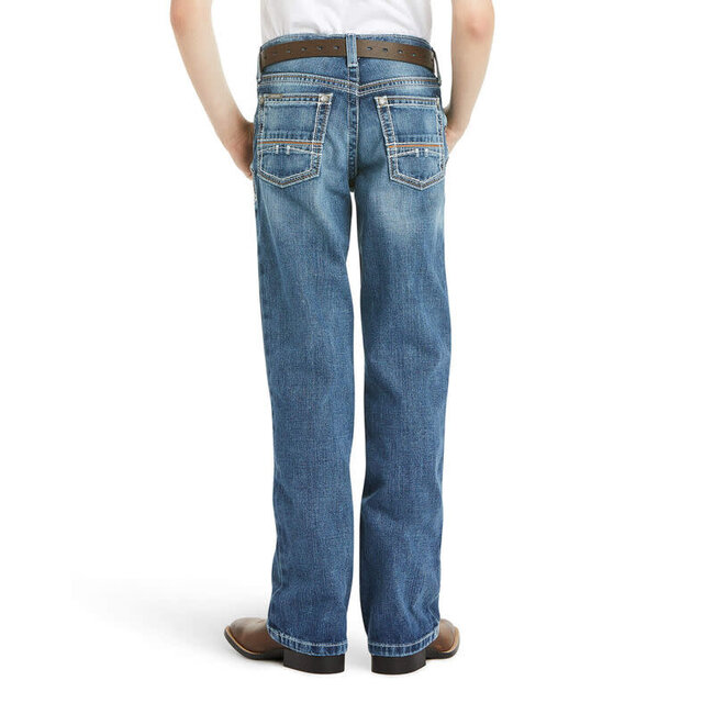 Ariat Boys B4 Relaxed Coltrane Boot Cut Jean Durango Wash