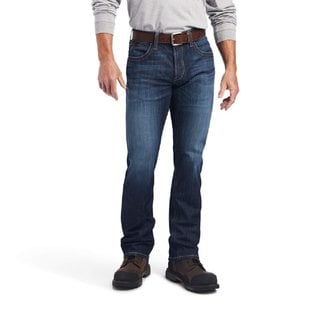 Ariat Apparel Ariat Men's FR M5 Straight DuraLight Stretch Basic Straight Leg Jean- Lassen