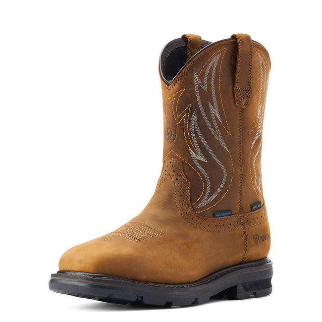 Ariat Men's Sierra Shock Shield H2O ST Dist Brn