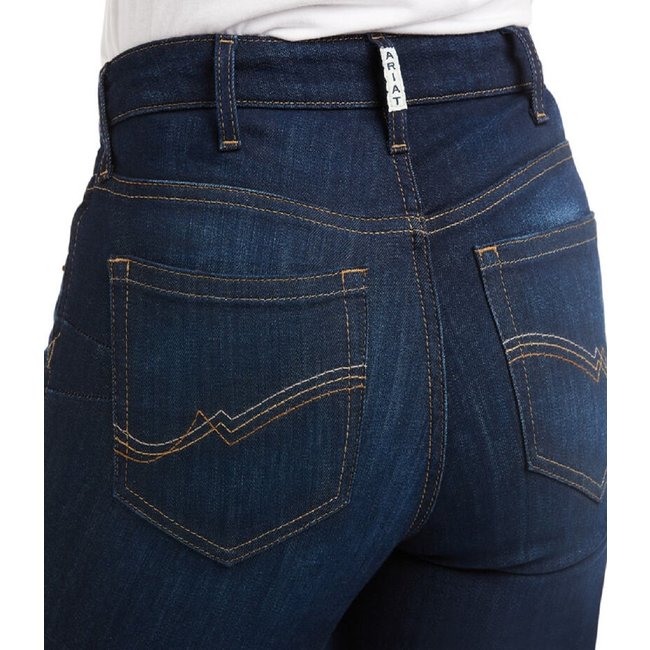 Ariat Women's REAL High Rise Ballary Boot Cut Jean- Pennsylvania