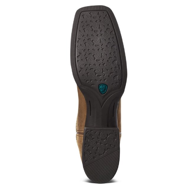 Ariat Womens Round Up Wide Squared Toe H2O Distressed Brown