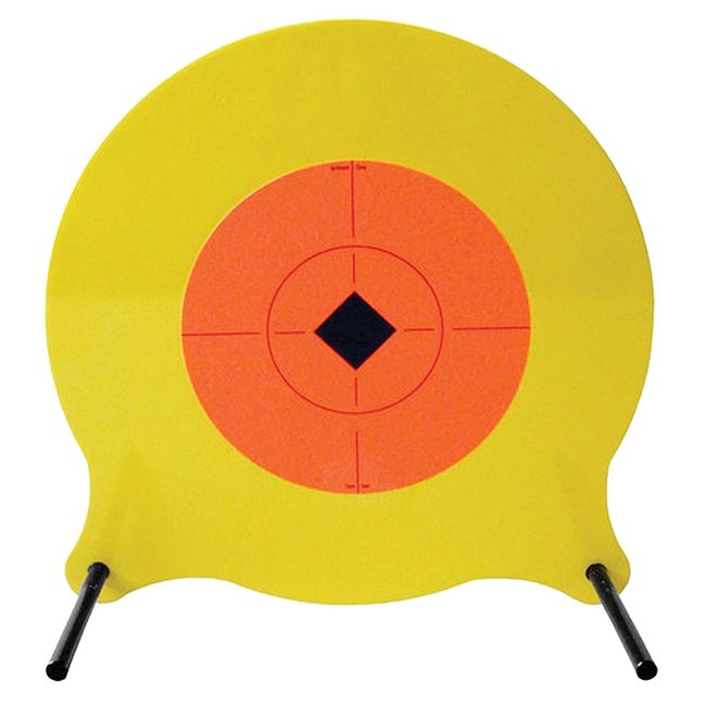 Birchwood Casey 47305 World of Targets Mule Kick Black/Orange AR500 Steel 0.50" Thick